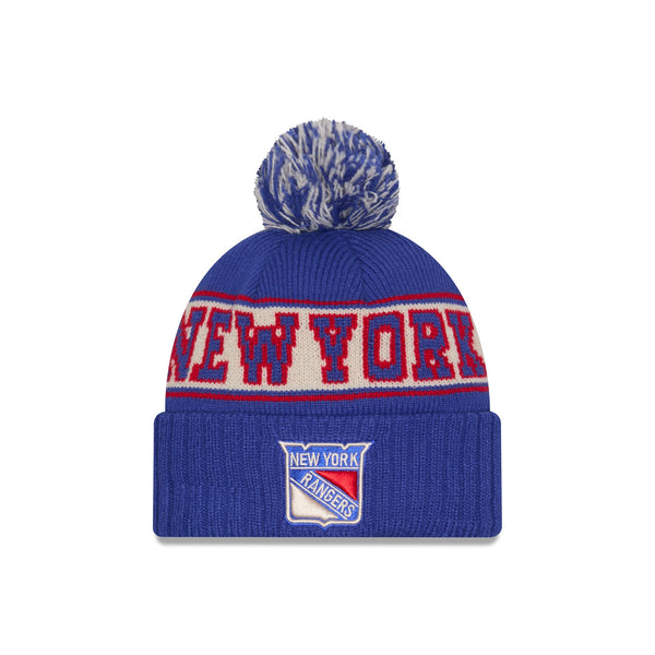 New York Rangers Retro Pom Knit Hat – New Era Cap