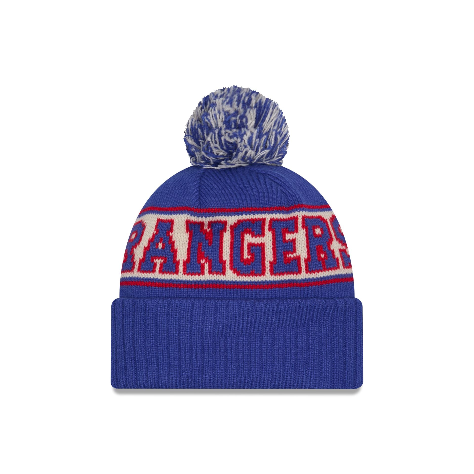 New York Rangers Retro Pom Knit Hat – New Era Cap