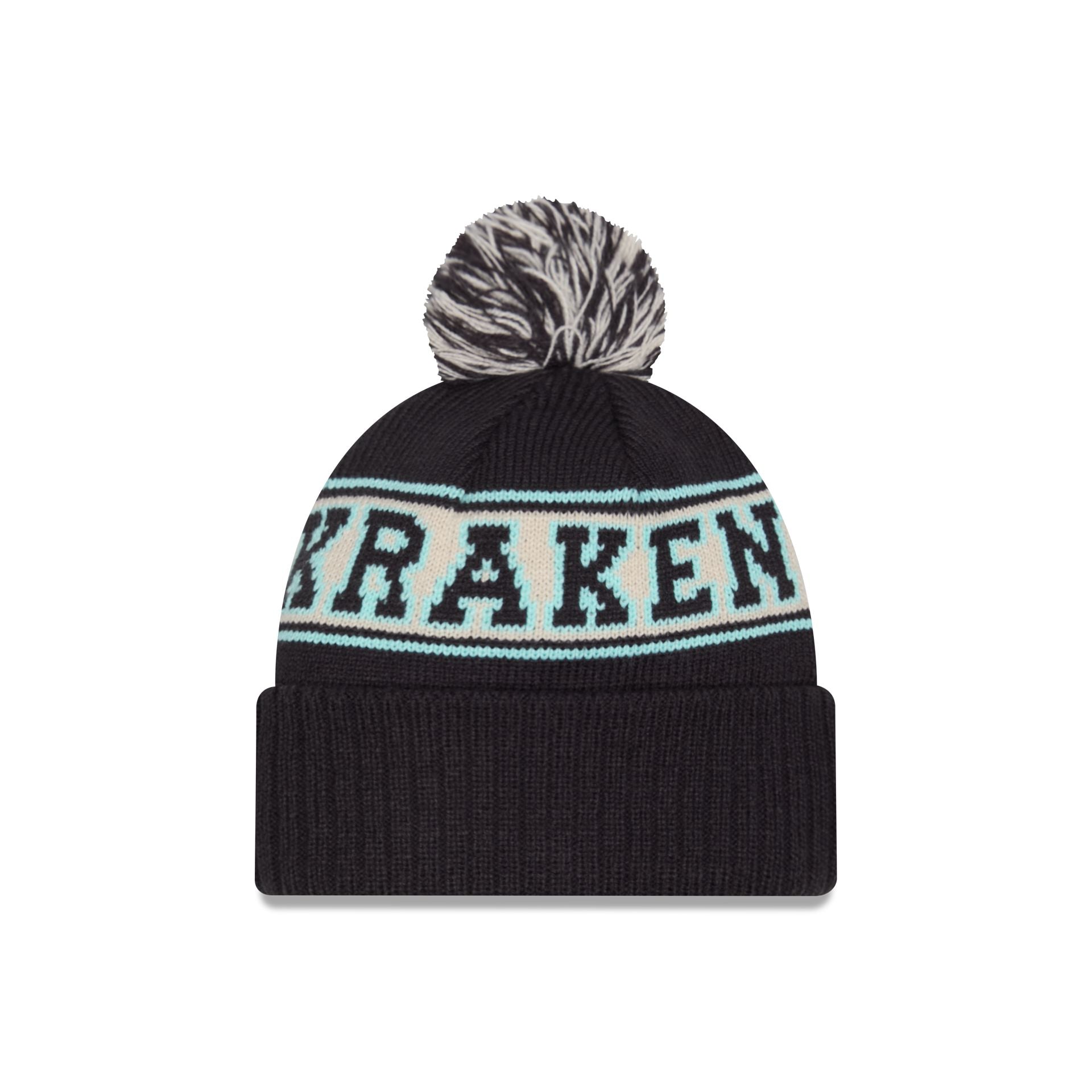 Seattle Kraken Retro Pom Knit Hat – New Era Cap