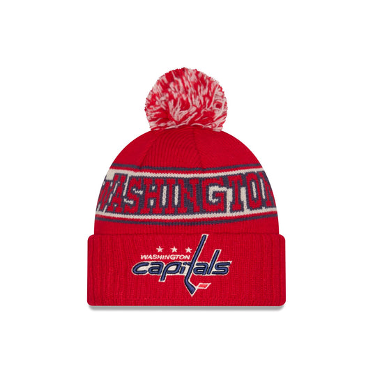 Washington Capitals Retro Pom Knit Hat - New Era Cap