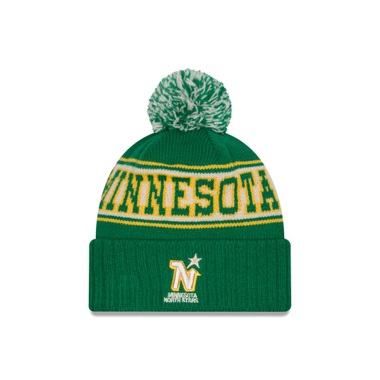 Minnesota North Stars Retro Pom Knit Hat - New Era Cap