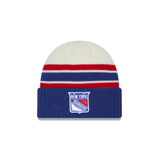 New York Rangers Vintage Ribbed Beanie - New Era Cap