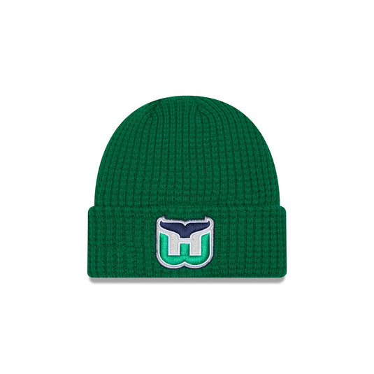 Hartford Whalers Waffle Knit Beanie Hat - New Era Cap