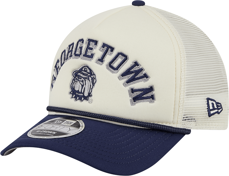 Georgetown Hoyas Chrome Arch 9FORTY M-Crown A-Frame Trucker Hat