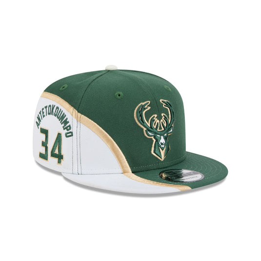 Milwaukee Bucks Giannis Antetokounmpo 9FIFTY Snapback Hat - New Era Cap