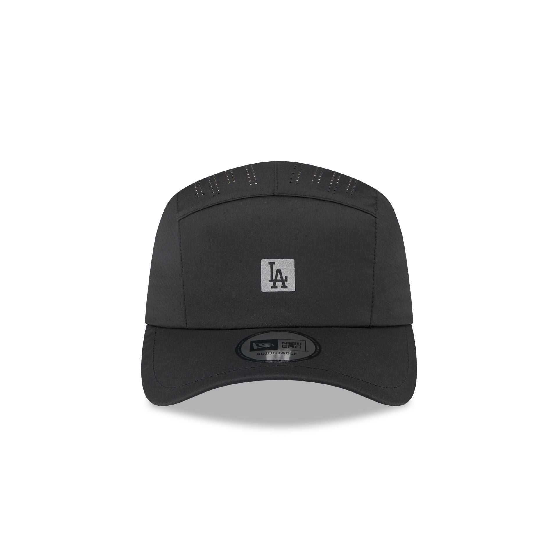 Los Angeles Dodgers Black Reflect Runner Adjustable Hat
