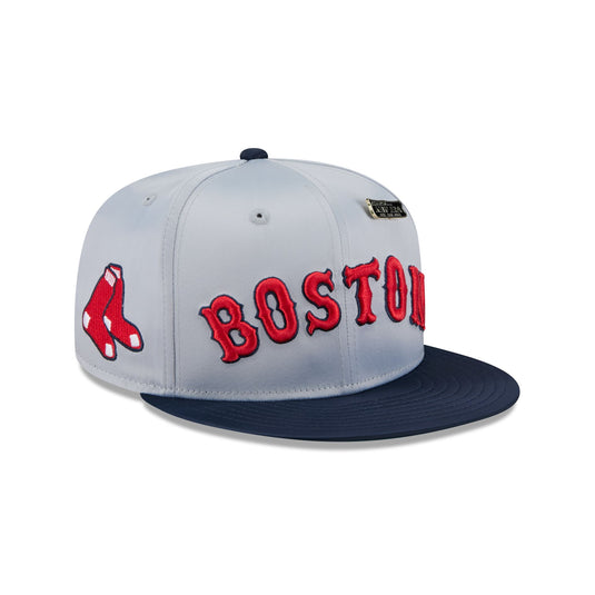 Boston Red Sox Satin Pin 9FIFTY Snapback Hat - New Era Cap