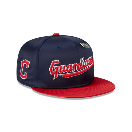 Cleveland Guardians Satin Pin 9FIFTY Snapback Hat - New Era Cap