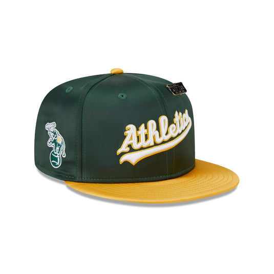 Athletics Satin Pin 9FIFTY Snapback Hat - New Era Cap