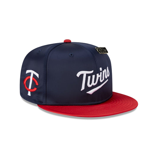 Minnesota Twins Satin Pin 9FIFTY Snapback Hat - New Era Cap
