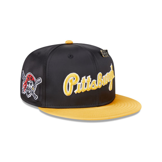 Pittsburgh Pirates Satin Pin 9FIFTY Snapback Hat - New Era Cap