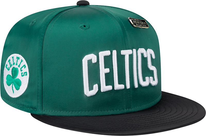 Boston Celtics Satin Pin 9FIFTY Snapback Hat
