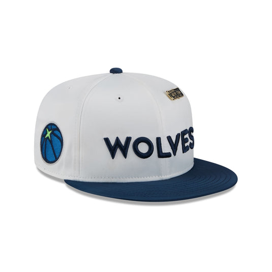 Minnesota Timberwolves Satin Pin 9FIFTY Snapback Hat - New Era Cap