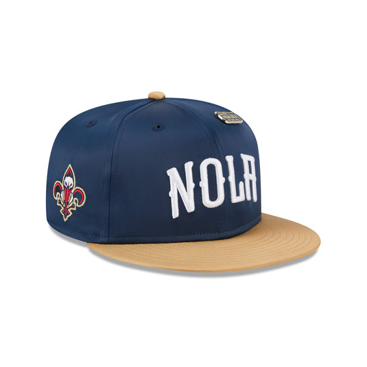 New Orleans Pelicans Satin Pin 9FIFTY Snapback Hat - New Era Cap