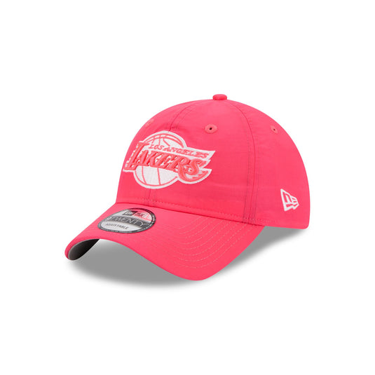 Los Angeles Lakers Everyday Nylon Pink 9TWENTY Adjustable Hat - New Era Cap