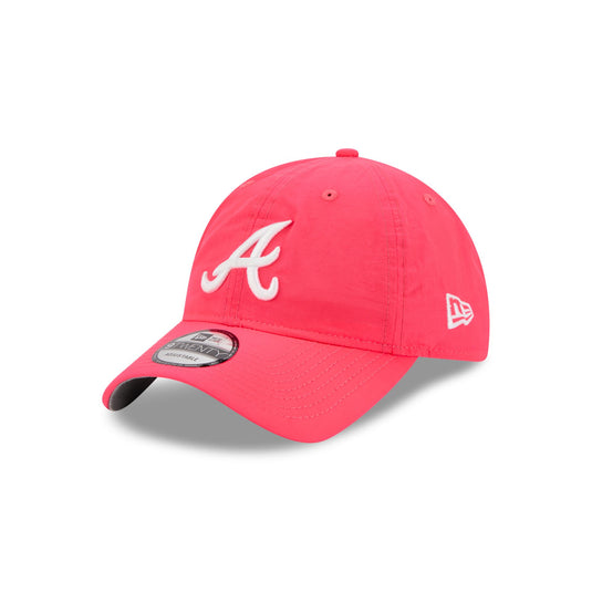 Atlanta Braves Everyday Nylon Pink 9TWENTY Adjustable Hat - New Era Cap