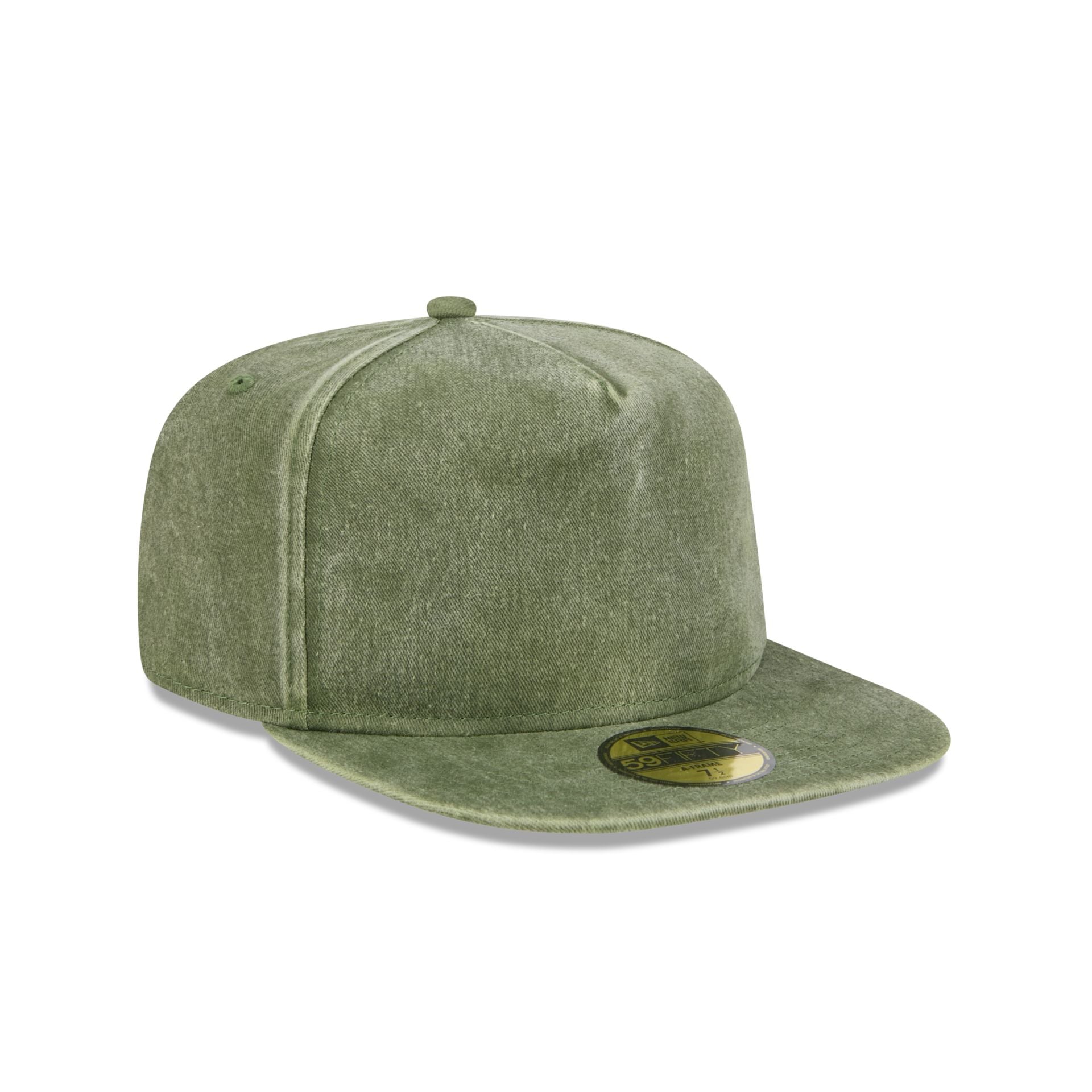 New Era Cap Rifle Green Acid Wash 59FIFTY A-Frame Fitted Hat