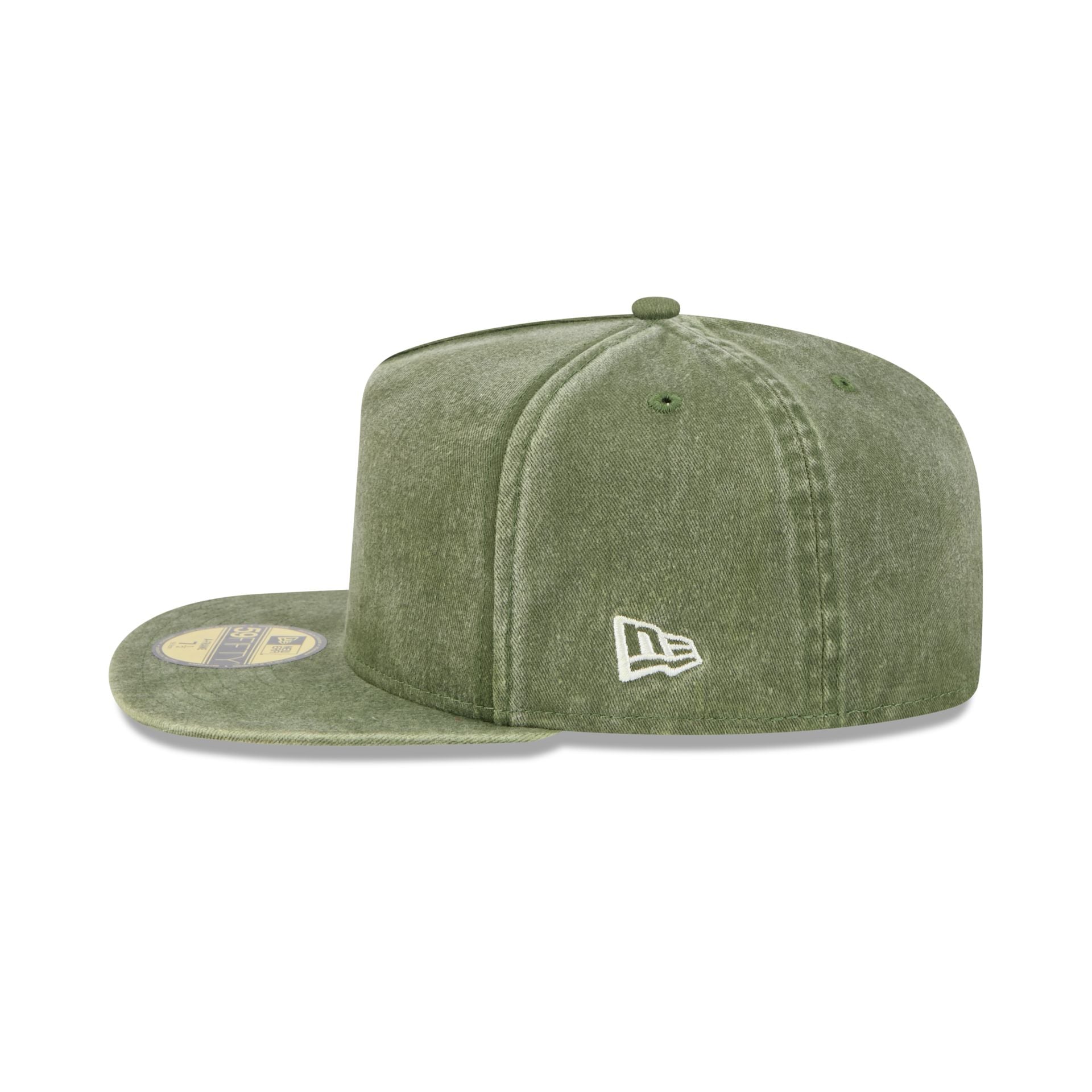 New Era Cap Rifle Green Acid Wash 59FIFTY A-Frame Fitted Hat