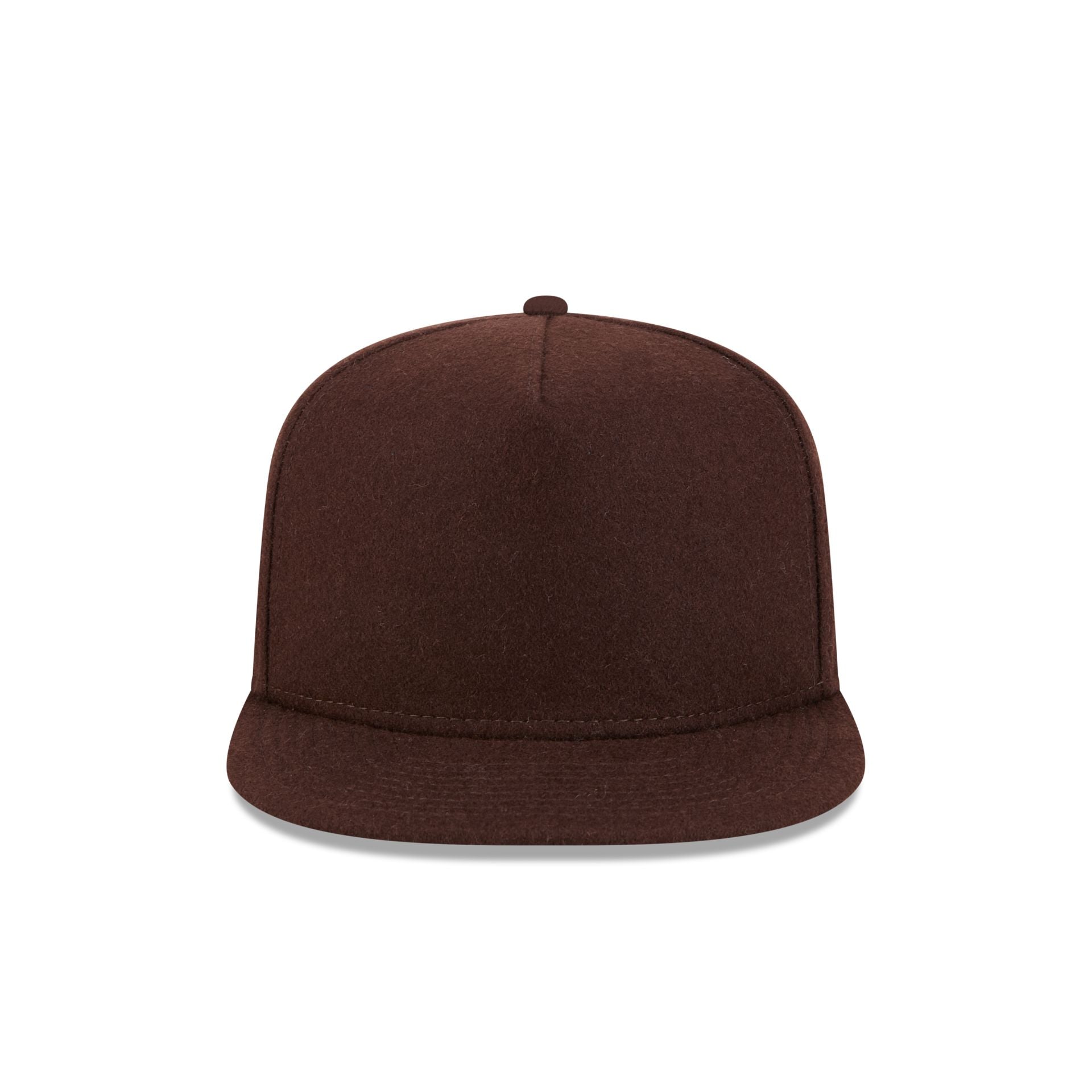 New Era Cap Walnut Melton Wool 59FIFTY A-Frame Fitted Hat