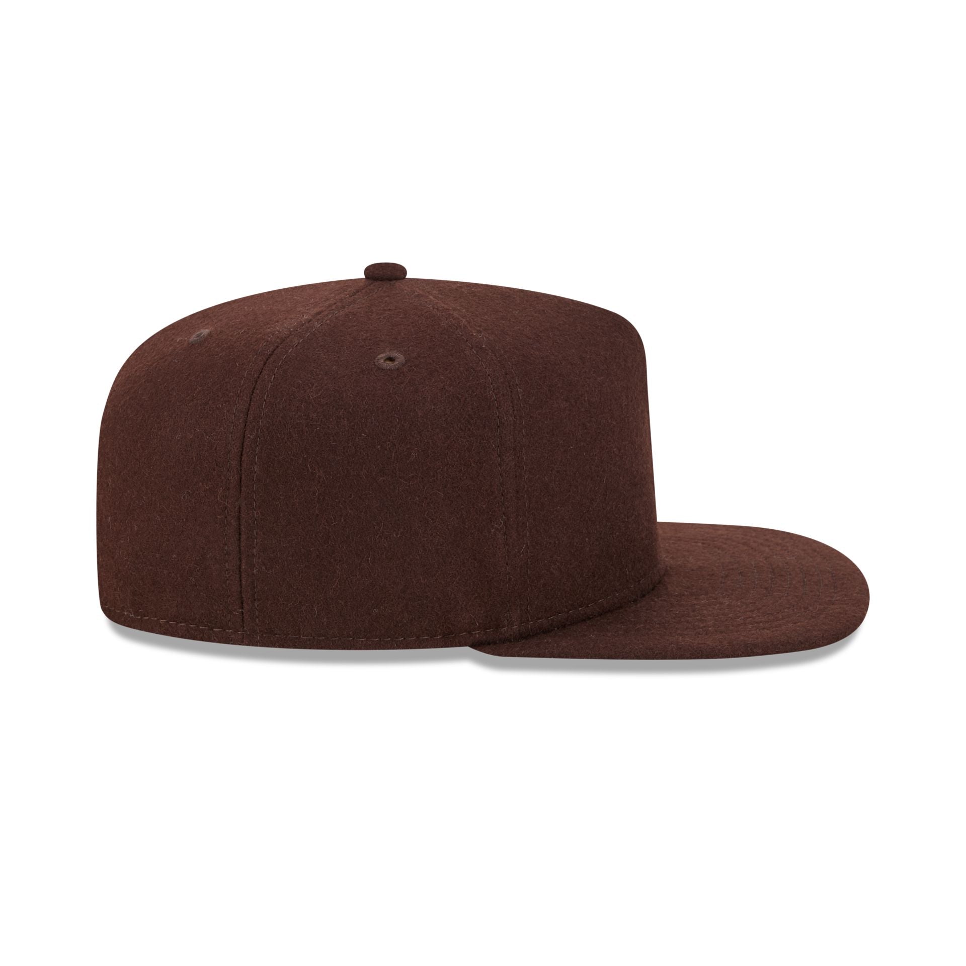New Era Cap Walnut Melton Wool 59FIFTY A-Frame Fitted Hat