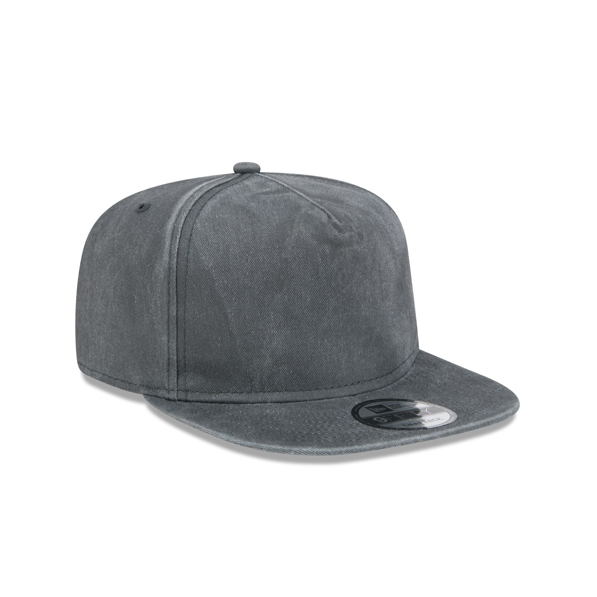 New Era Cap Black Acid Wash 9FIFTY A-Frame Snapback Hat