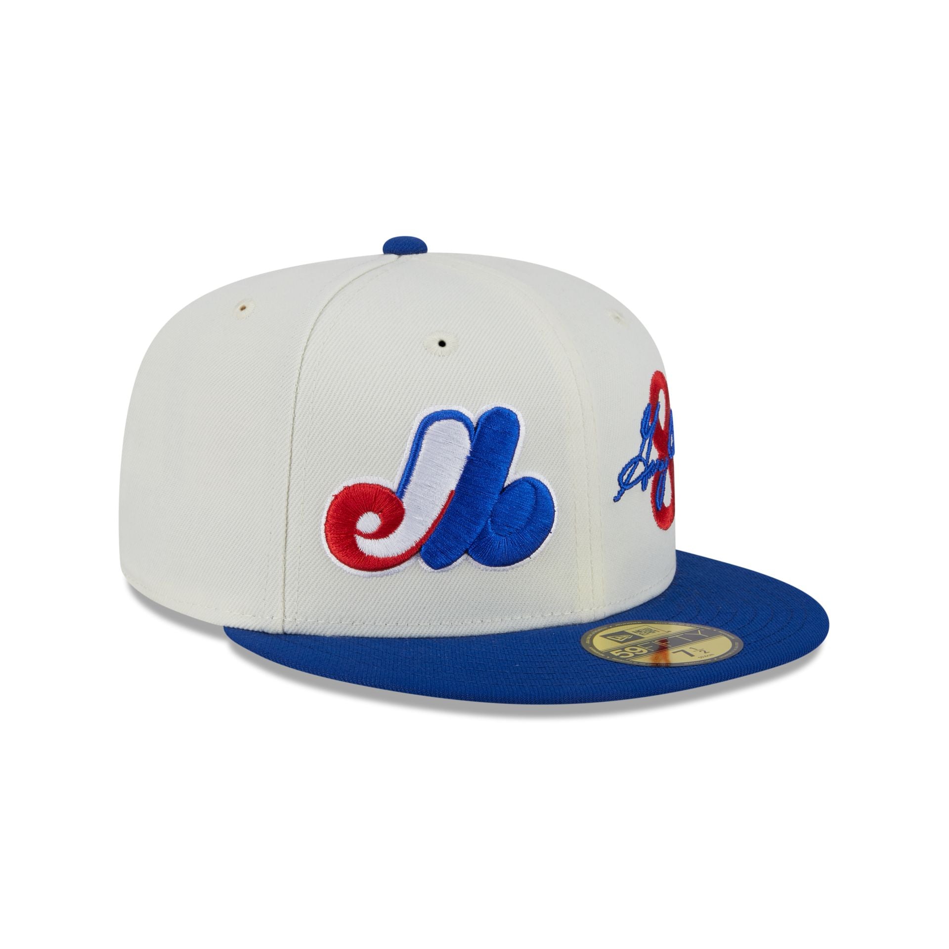 Montreal Expos Gary Carter Chrome White 59FIFTY Fitted Hat