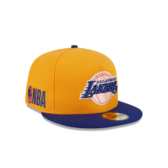 Los Angeles Lakers Gold 59FIFTY A-Frame Fitted Hat - New Era Cap
