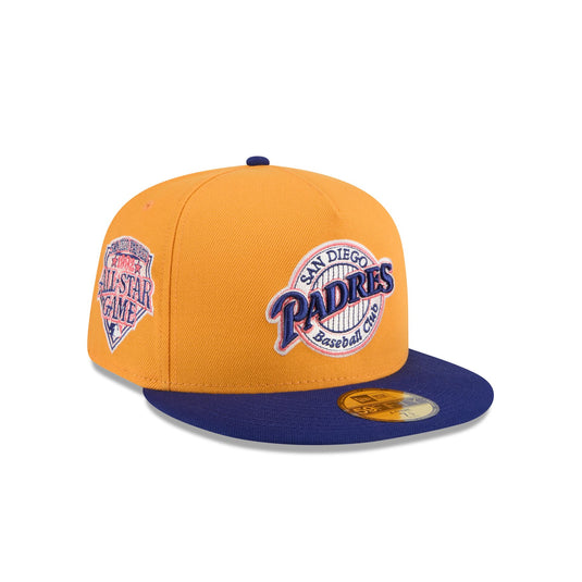 San Diego Padres Gold 59FIFTY A-Frame Fitted Hat - New Era Cap