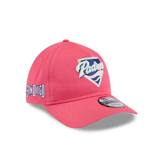 San Diego Padres Coral 9TWENTY A-Frame Adjustable Hat - New Era Cap