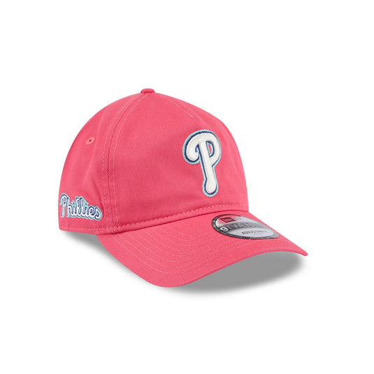 Philadelphia Phillies Coral 9TWENTY A-Frame Adjustable Hat - New Era Cap
