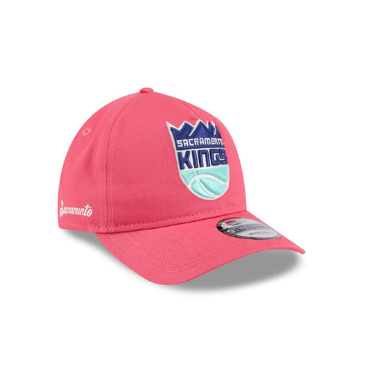 Sacramento Kings Coral 9TWENTY A-Frame Adjustable Hat - New Era Cap