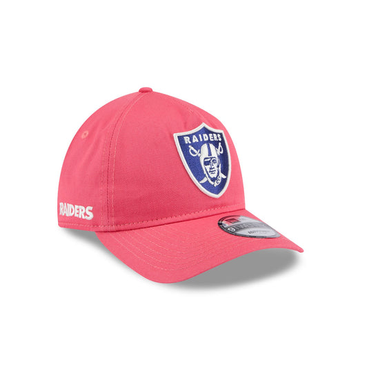 Las Vegas Raiders Coral 9TWENTY A-Frame Adjustable Hat - New Era Cap