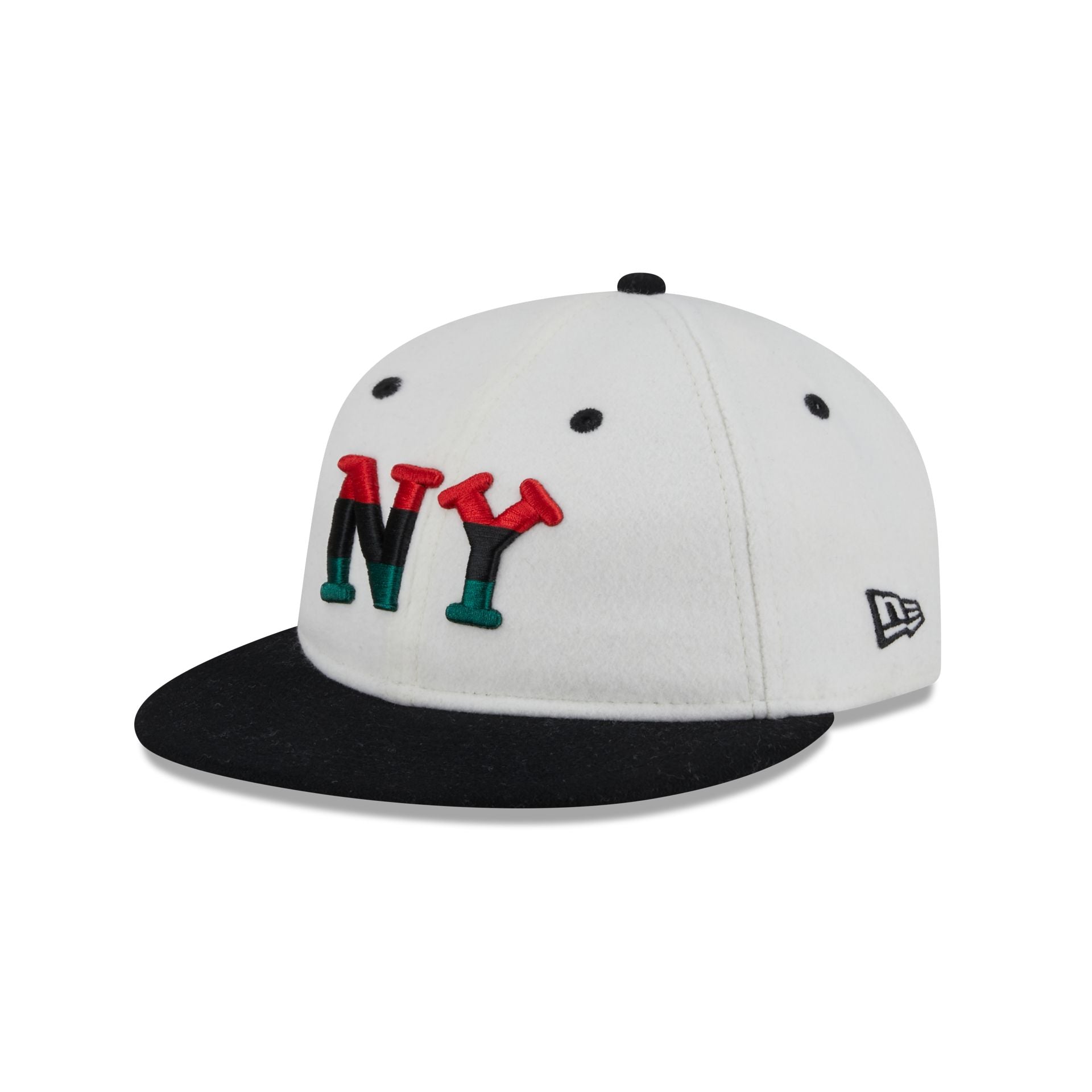 New York Black Yankees Tri Color Retro Crown 9FIFTY Snapback Hat