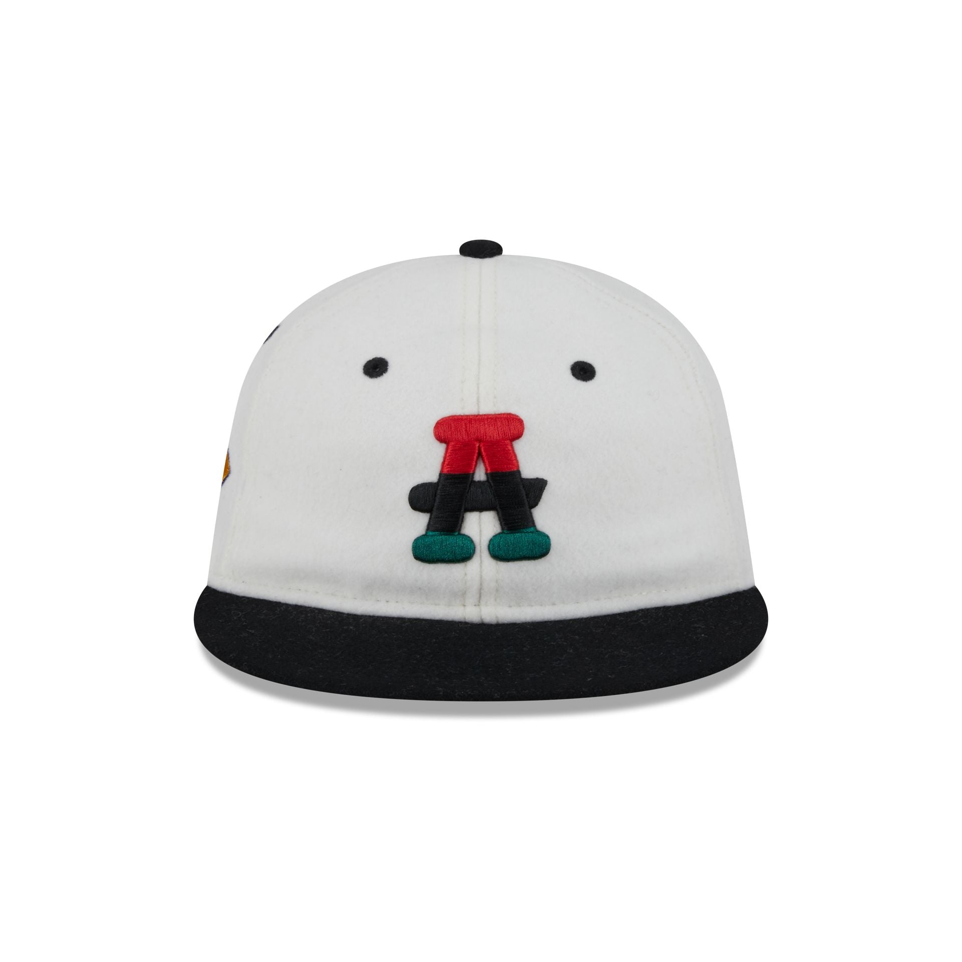 Atlanta Black Crackers Tri Color Retro Crown 9FIFTY Snapback Hat