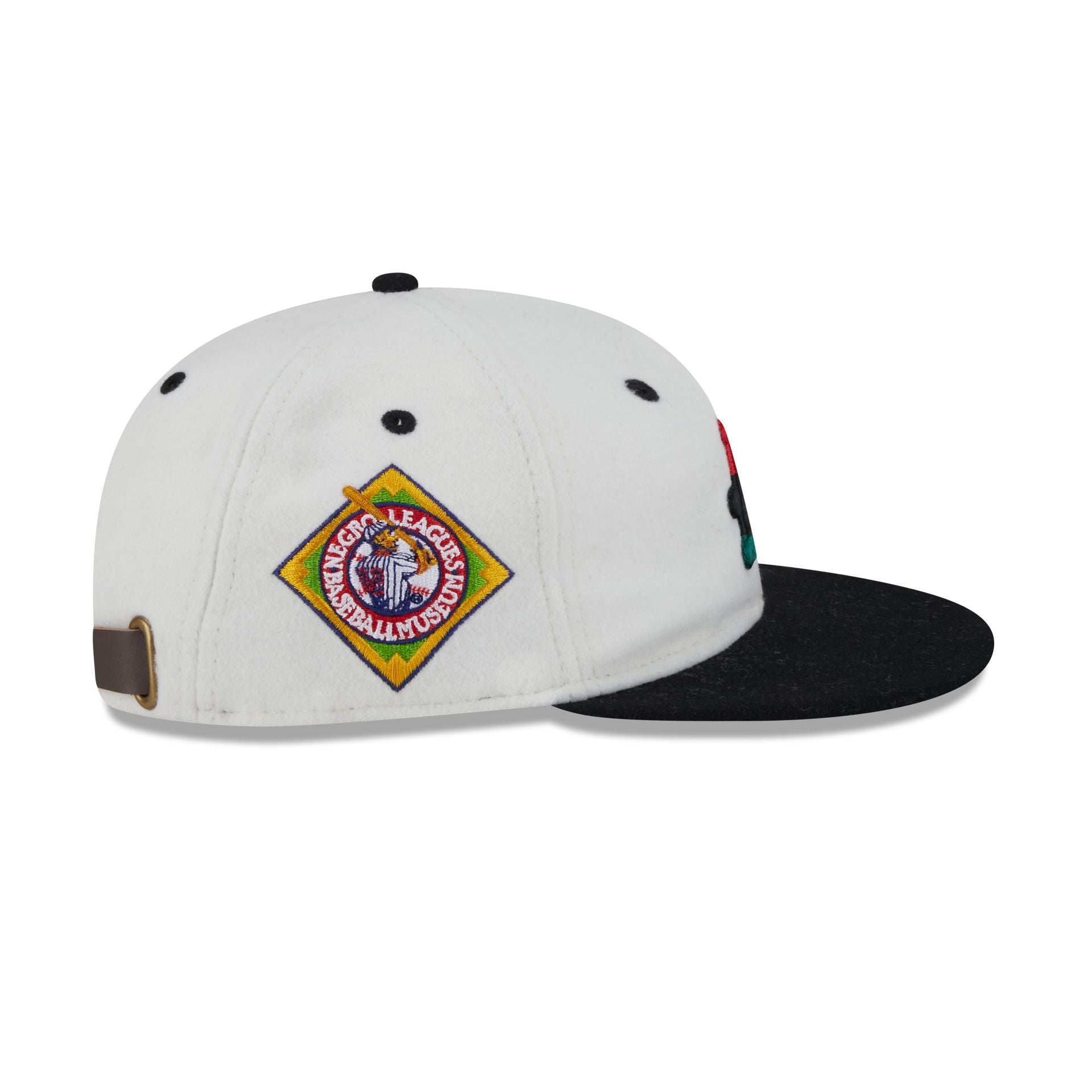 Atlanta Black Crackers Tri Color Retro Crown 9FIFTY Snapback Hat
