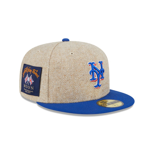 New York Mets Herringbone Moon 59FIFTY Fitted Hat - New Era Cap