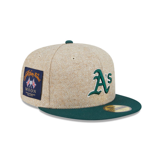 Athletics Herringbone Moon 59FIFTY Fitted Hat - New Era Cap