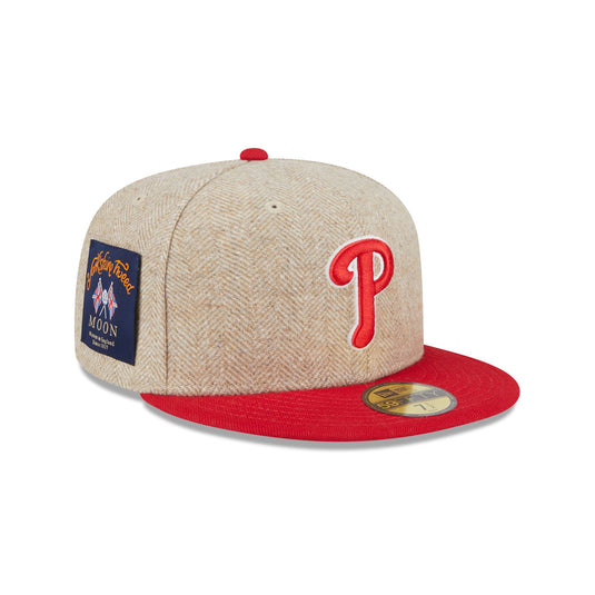 Philadelphia Phillies Herringbone Moon 59FIFTY Fitted Hat - New Era Cap