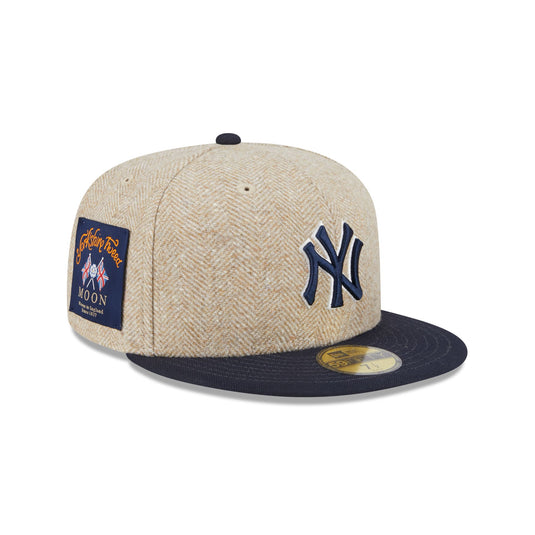New York Yankees Herringbone Moon 59FIFTY Fitted Hat - New Era Cap