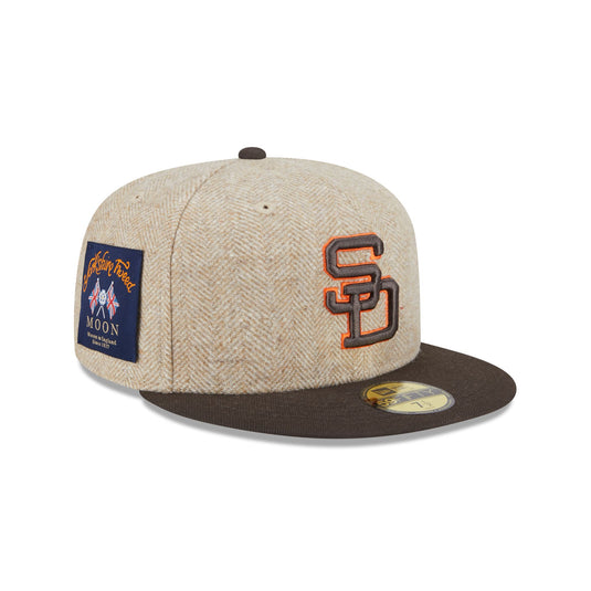 San Diego Padres Herringbone Moon 59FIFTY Fitted Hat - New Era Cap