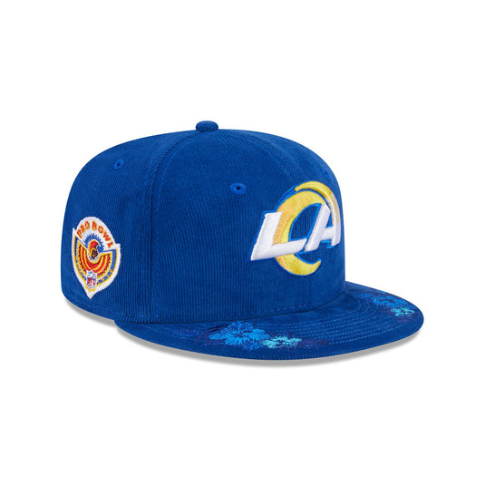 Just Caps Floral Corduroy Los Angeles Rams 59FIFTY Fitted Hat - New Era Cap
