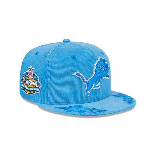 Just Caps Floral Corduroy Detroit Lions 59FIFTY Fitted Hat - New Era Cap