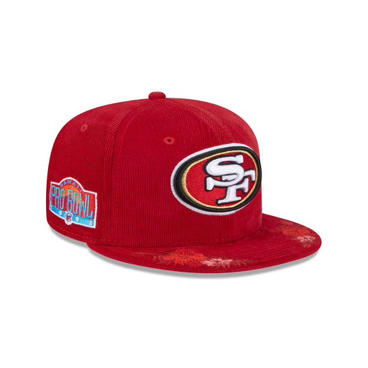Just Caps Floral Corduroy San Francisco 49ers 59FIFTY Fitted Hat - New Era Cap