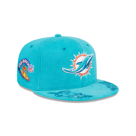 Just Caps Floral Corduroy Miami Dolphins 59FIFTY Fitted Hat - New Era Cap