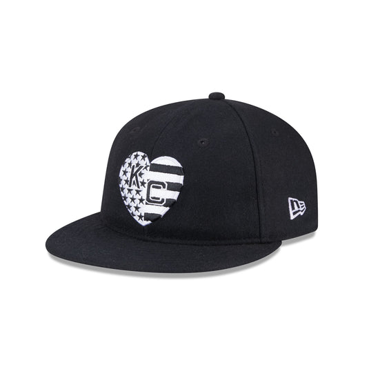 Kansas City Monarchs Flag Retro Crown 59FIFTY Fitted Hat - New Era Cap