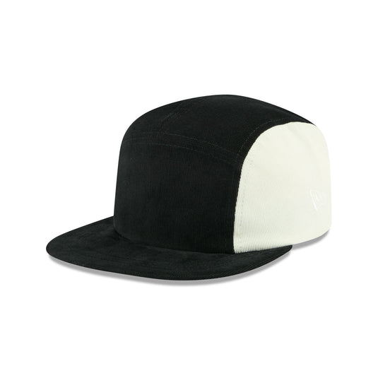 New Era Cap Black White Cord Camper Strapback Hat - New Era Cap