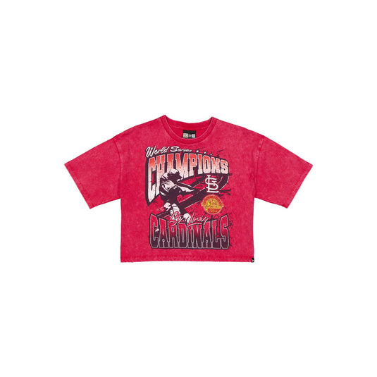 St. Louis Cardinals Sport Classics Women's Cropped T-Shirt - New Era Cap