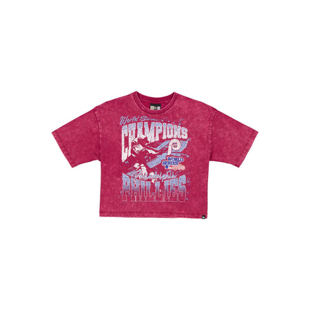 Philadelphia Phillies Sport Classics Women's Cropped T-Shirt