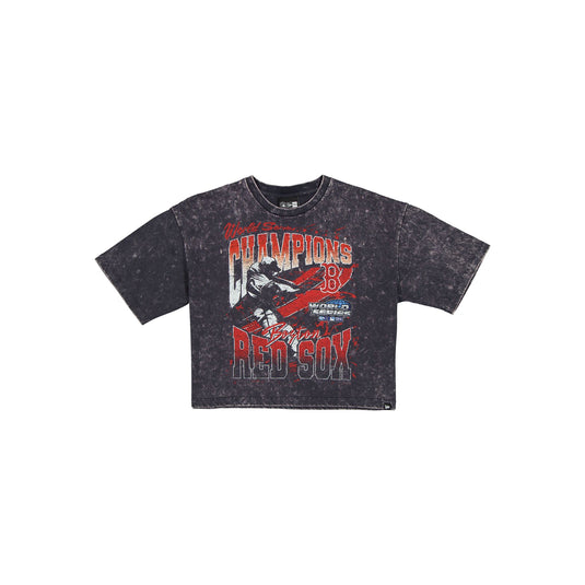 Boston Red Sox Sport Classics Women's Cropped T-Shirt - New Era Cap