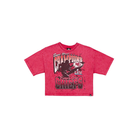 Kansas City Chiefs Sport Classics Women's Cropped T-Shirt - New Era Cap